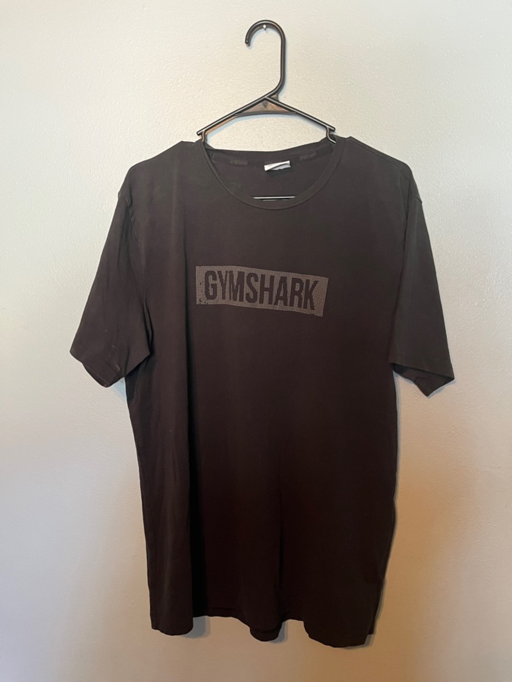 Gymshark Black Short Sleeve Logo Tee